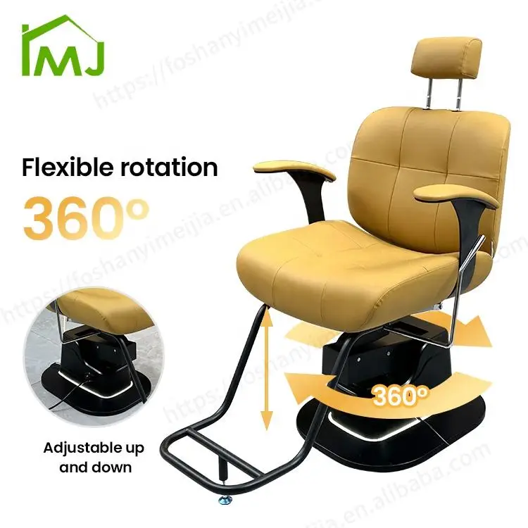 Barbershop Electric Reclining Hairdressing Salon Chairs Hydraulic Barber Chair — image 6