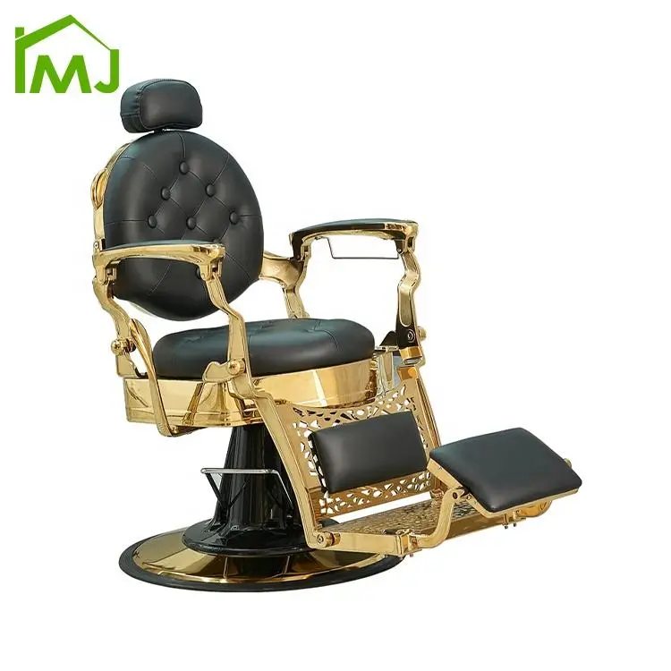Beauty Salon Furniture Vintage Barber Chair Hairdressing Hydraulic Recliner Hair Barber Chair — view 1