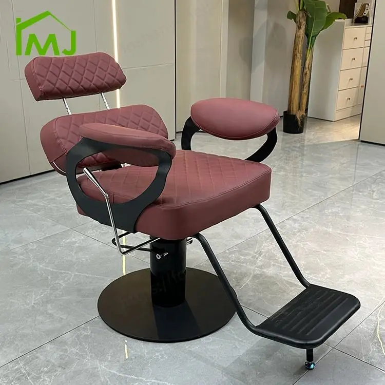 Barbershop Professionnel Salon Chair Heavy Duty Hydraulic Recliner Hairdressing Barber Chairs — image 3