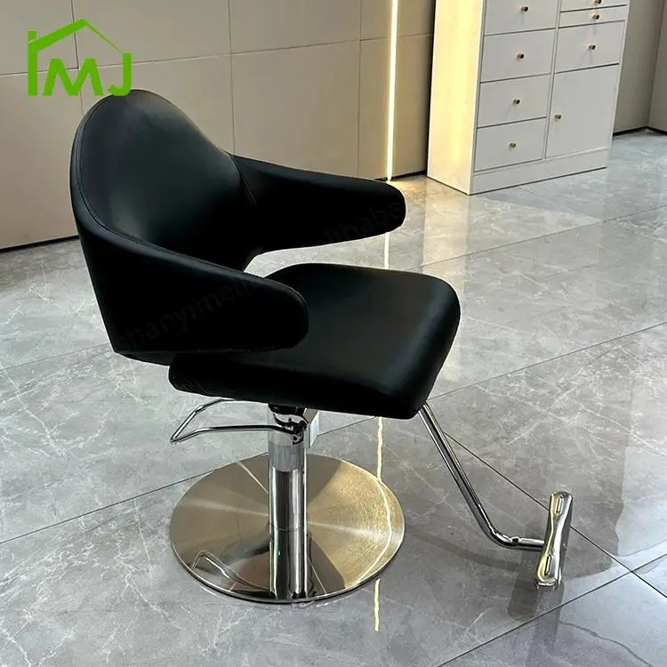 Professional Hair Salon Multifunctional Hairdressers Rotating Adjustable Barber Chair — view 4
