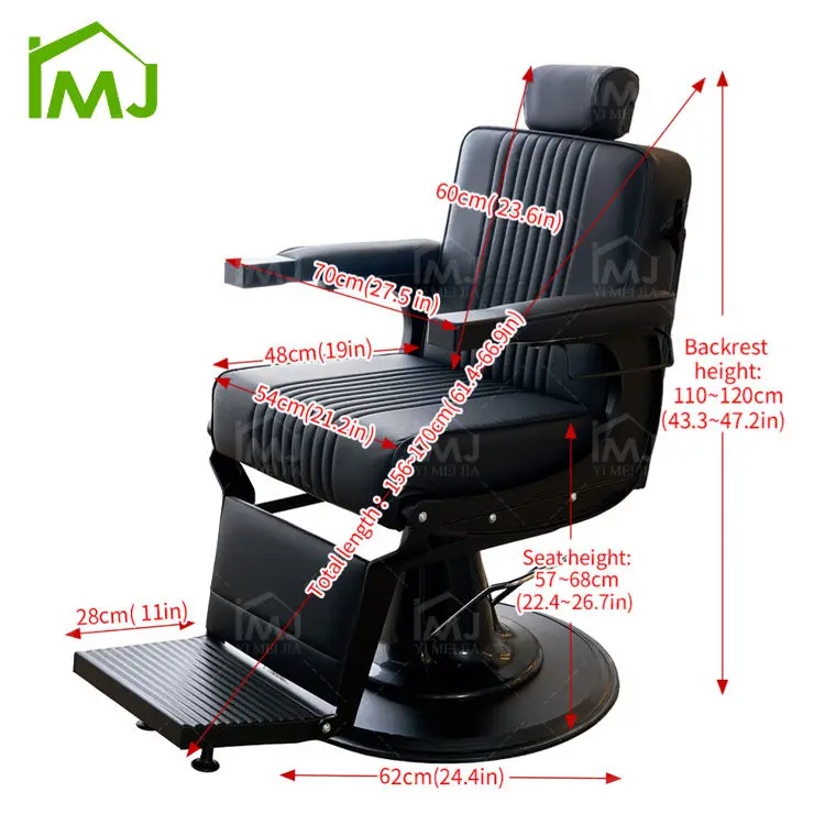 Salon Furniture Barbershop Hydraulic Barber Chair Hairdressing Hair Barber Chair — image 7