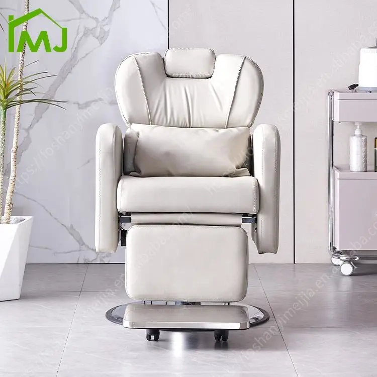 Salon Heavy Duty Hydraulic Pump Barbershop Beauty Hairdressing Recliner Barber Chair — image 4