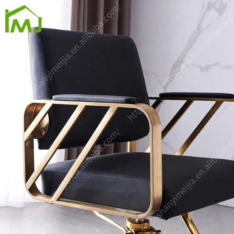 Hair Salon Adjustable Swivel Salon Chairs Barber Shop Chairs for Sale — image 7