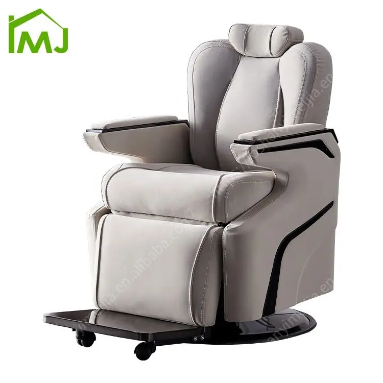 Salon Equipment Classic Luxury Barbershop Exclusive Chair Electric Barber Chairs — view 1