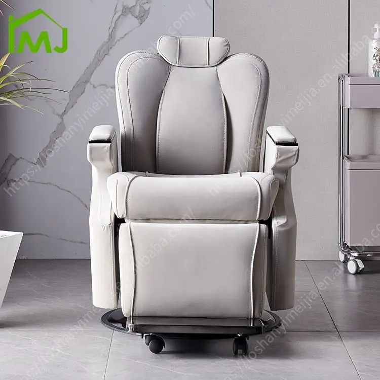 Salon Equipment Classic Luxury Barbershop Exclusive Chair Electric Barber Chairs — view 3