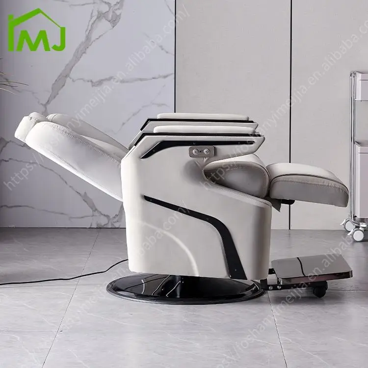 Salon Equipment Classic Luxury Barbershop Exclusive Chair Electric Barber Chairs — view 4