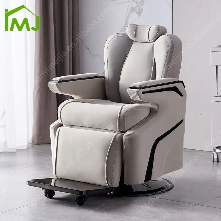 Salon Equipment Classic Luxury Barbershop Exclusive Chair Electric Barber Chairs — view 6