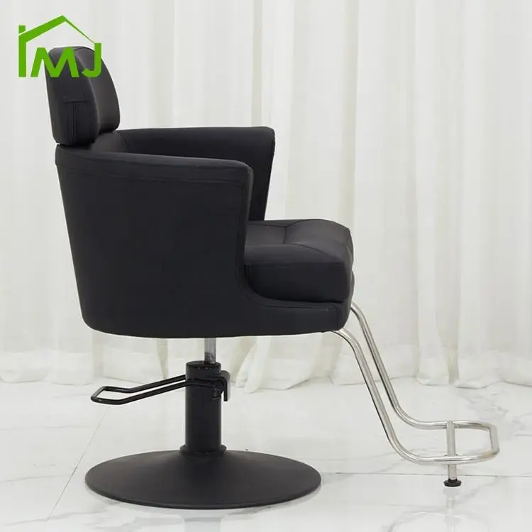 Unique Design Black Leather Styling Chairs Portable Hair Salon Barber Chair — image 4
