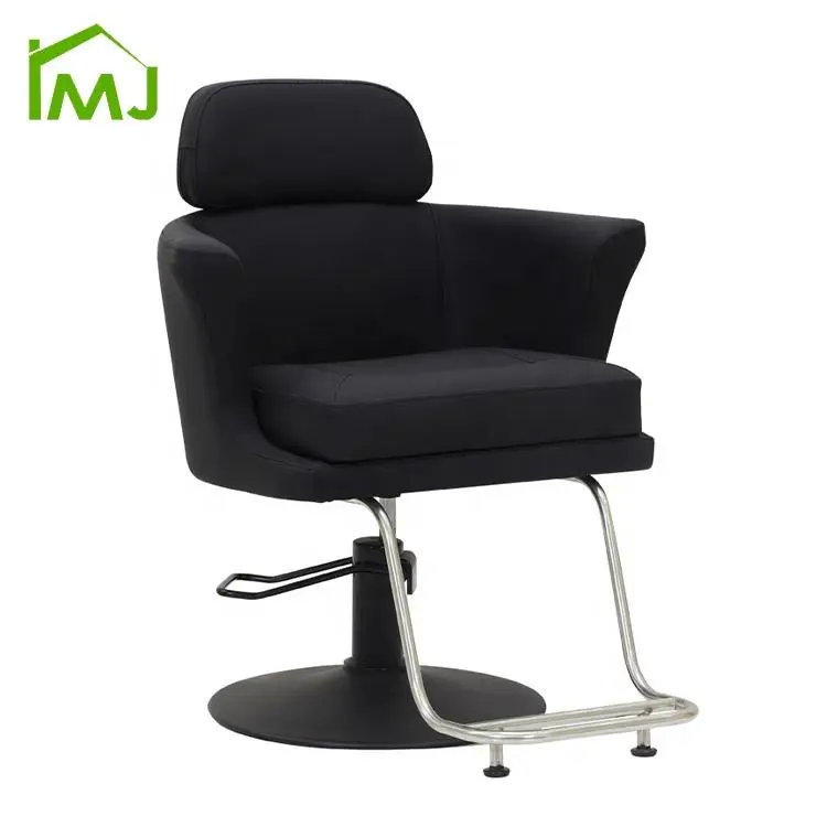 Unique Design Black Leather Styling Chairs Portable Hair Salon Barber Chair — image 5