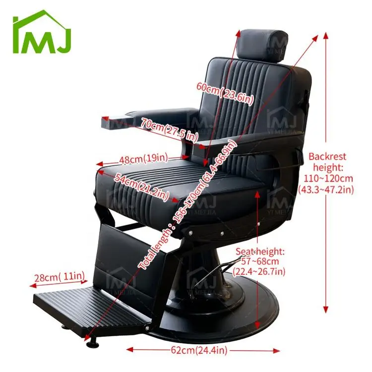 Beauty Equipment Barbershop Hydraulic Hairdressing Chair Salon Hair Barber Chairs — image 7