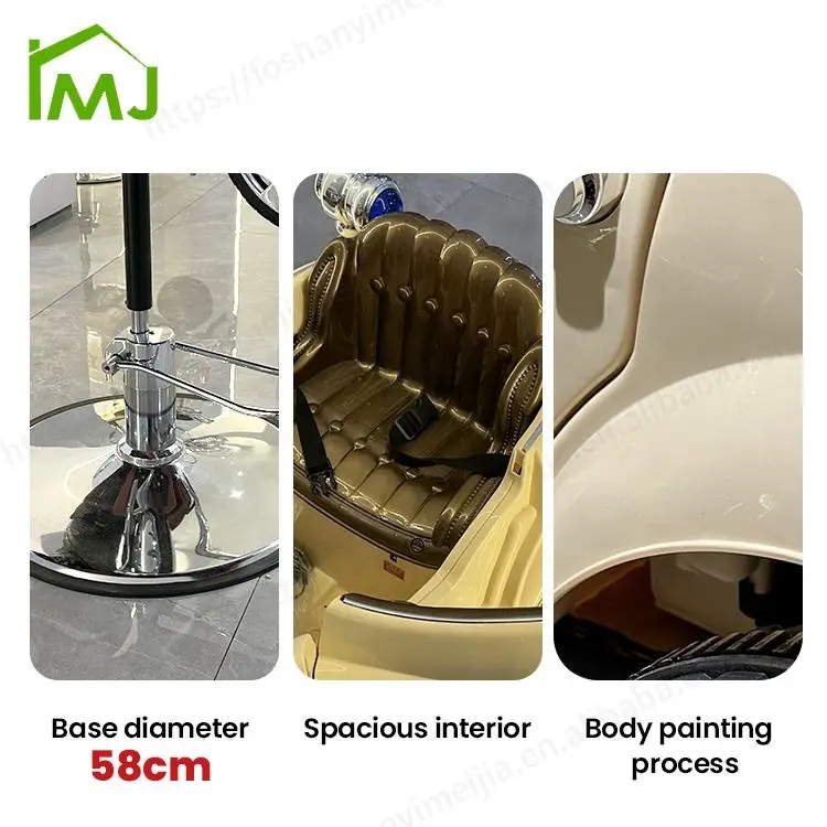 Beauty Salon Modern Children Rotate Hair Cutting Seat Massage Hair Salon Barber Chair — image 5