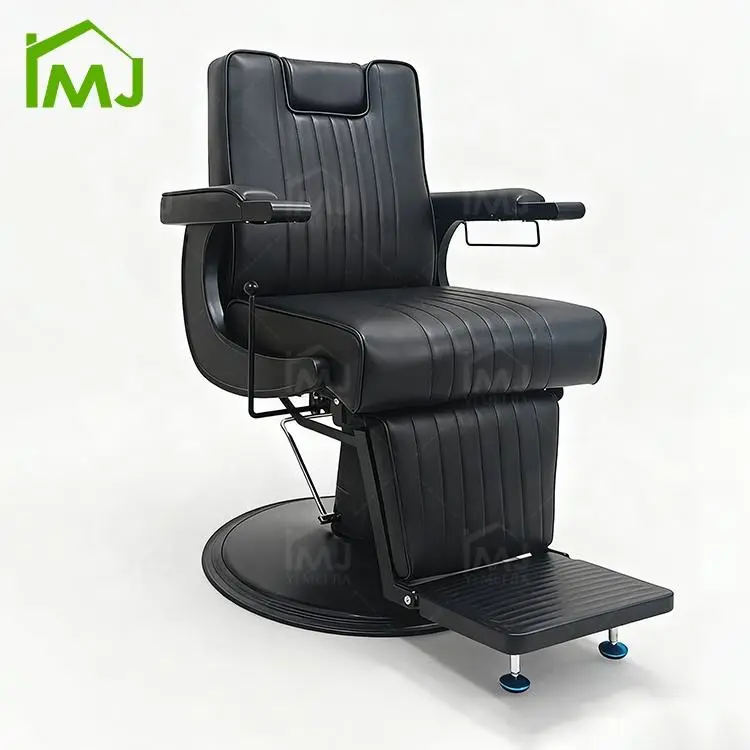 Professional Adjustment Hydraulic Recliner Rotatable Hairdressing Barber Chair — view 1