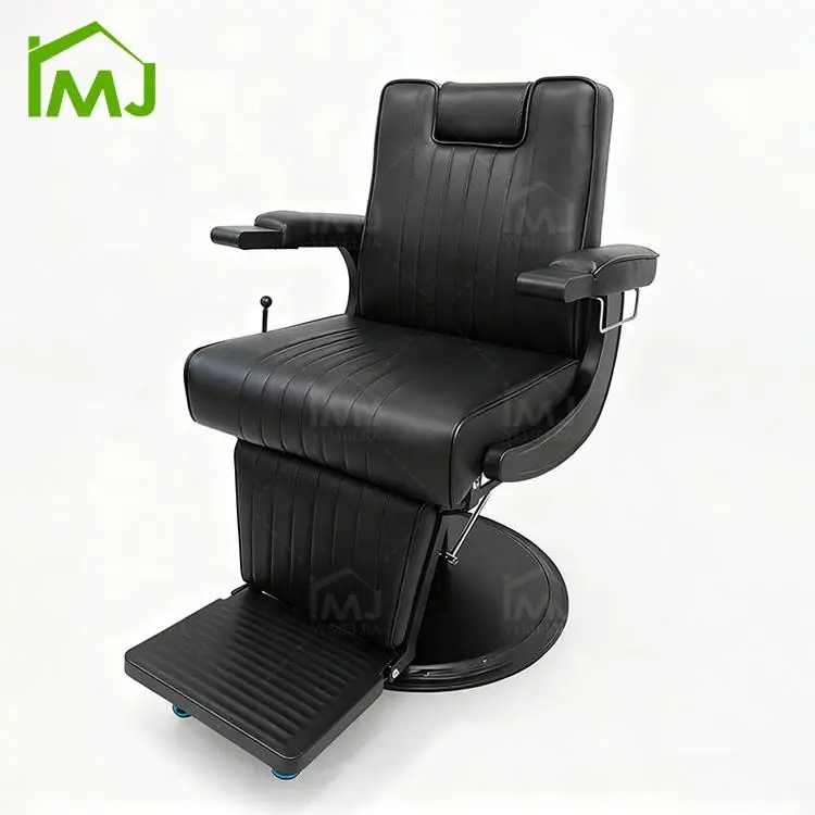 Professional Adjustment Hydraulic Recliner Rotatable Hairdressing Barber Chair — image 5