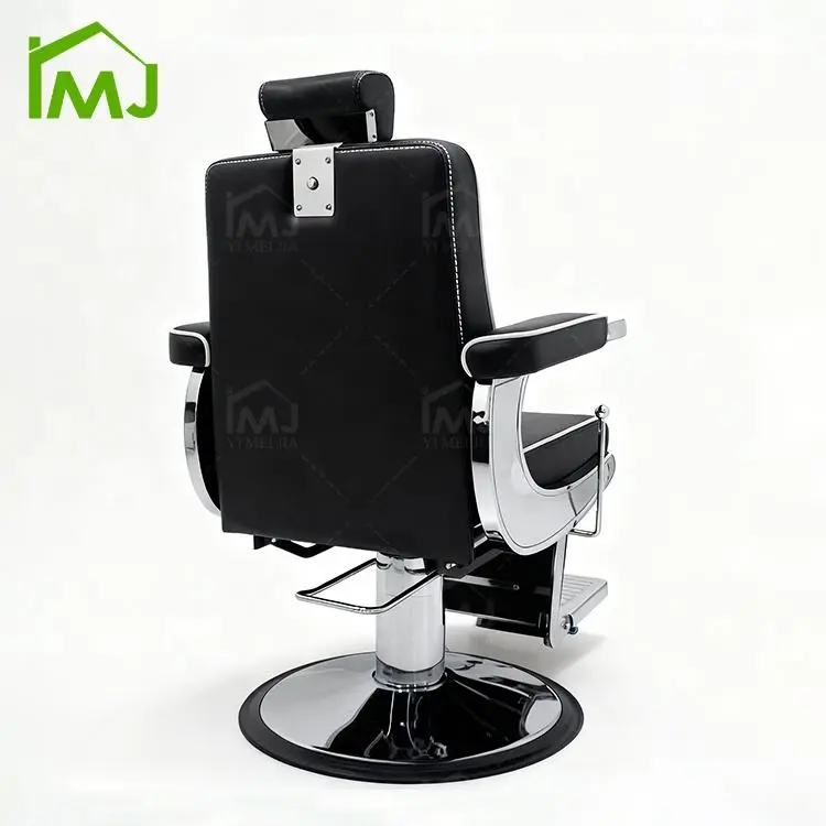 Luxury Styling Hairdressing Salon Waiting Saloon Barber Chair with Reclining Feature Hydraulic — view 4