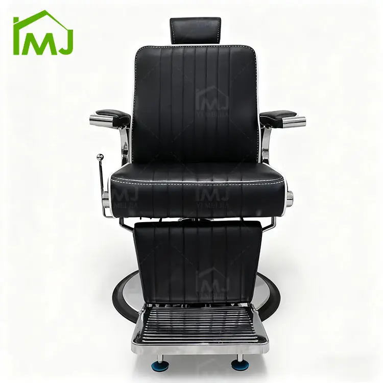 Luxury Styling Hairdressing Salon Waiting Saloon Barber Chair with Reclining Feature Hydraulic — view 5