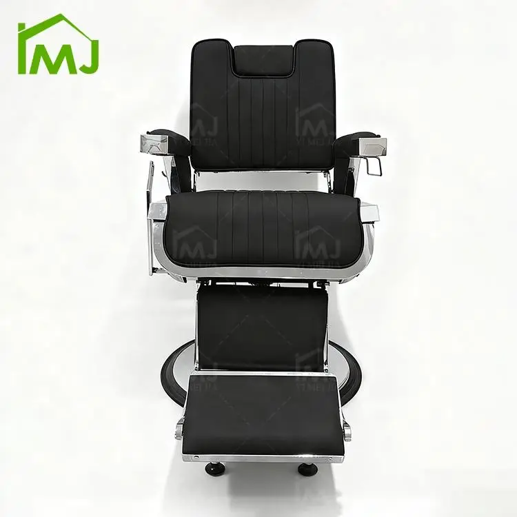 Hair Salon Furniture Synthetic Leather Head Reclining Hairdressing Sloon Barber Chair — image 3