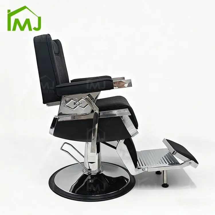 Hair Salon Furniture Synthetic Leather Head Reclining Hairdressing Sloon Barber Chair — image 4