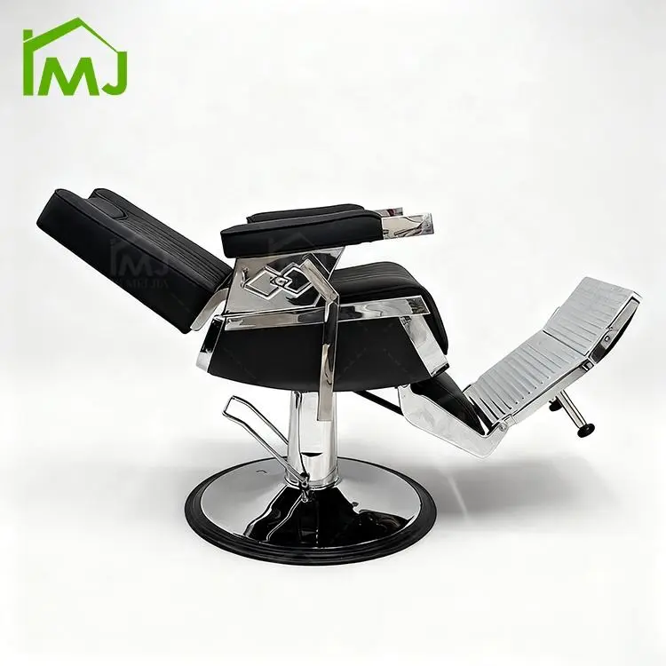 Hair Salon Furniture Synthetic Leather Head Reclining Hairdressing Sloon Barber Chair — image 6
