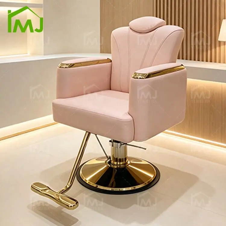 Silla De Barbero Hairdressers Adjustable Revolving Hair Salon Barber Chair — view 1