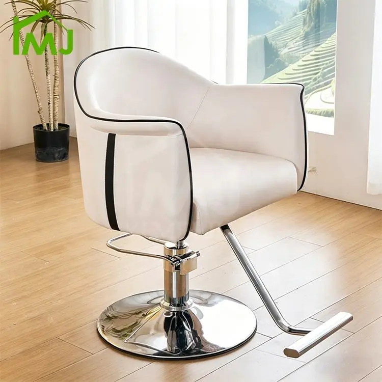 Beauty Hairdressing Waiting Chairs Hair Salon Revolving Hydraulic Barber Chair — view 1