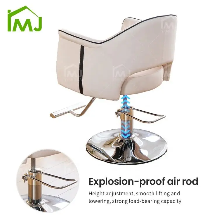 Beauty Hairdressing Waiting Chairs Hair Salon Revolving Hydraulic Barber Chair — image 6