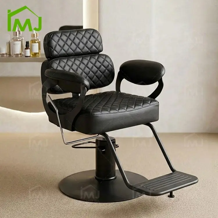 Professionnel Revolving Salon Waiting Chair Hydraulic Hairdressing Barber Chairs — view 1