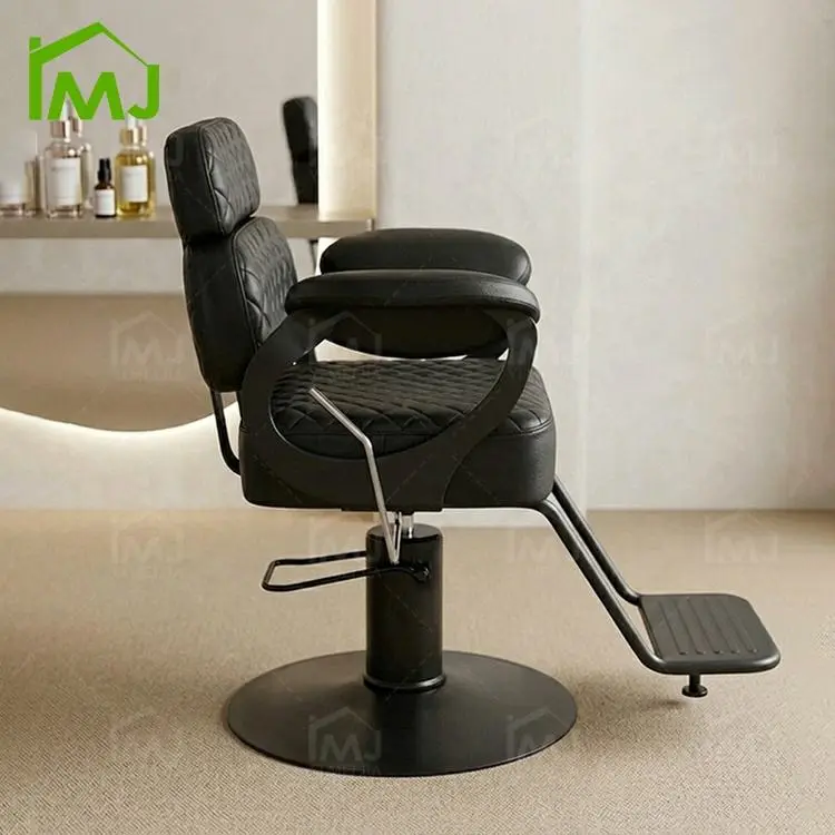 Professionnel Revolving Salon Waiting Chair Hydraulic Hairdressing Barber Chairs — view 2