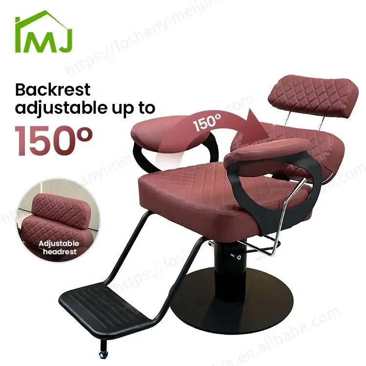 Professionnel Revolving Salon Waiting Chair Hydraulic Hairdressing Barber Chairs — view 5