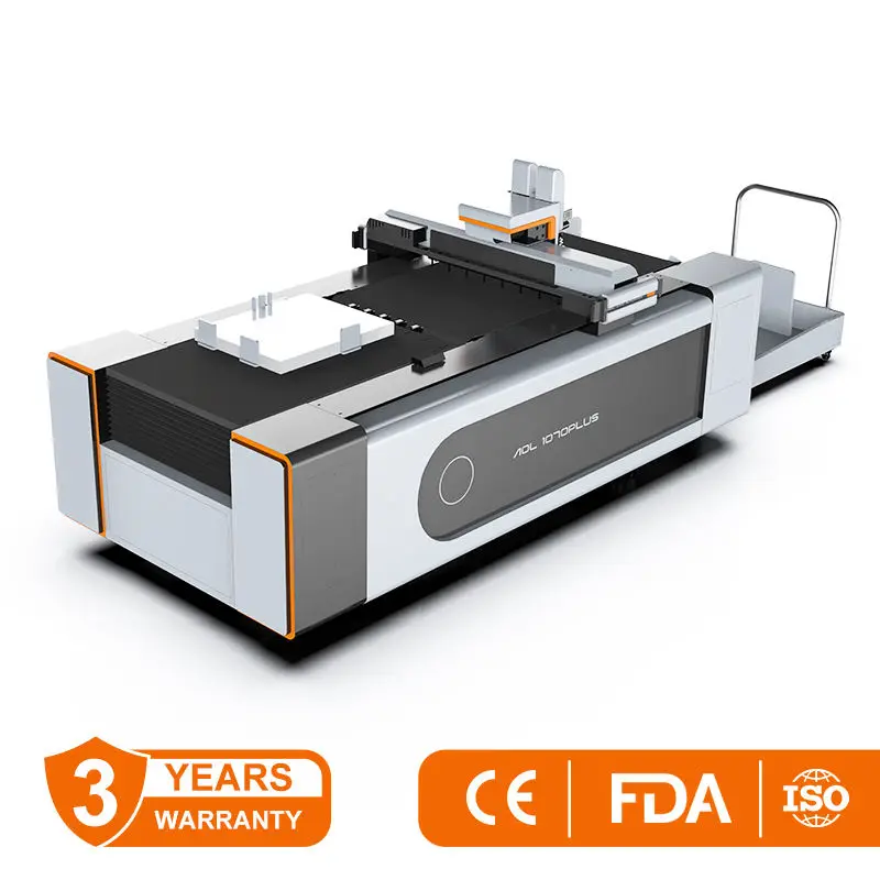 CNC Digital Knife Cutting Machine for Cardboard Corrugated Honeycomb Kraft Board Packaging Flatbed Automatic Cutter — image 3