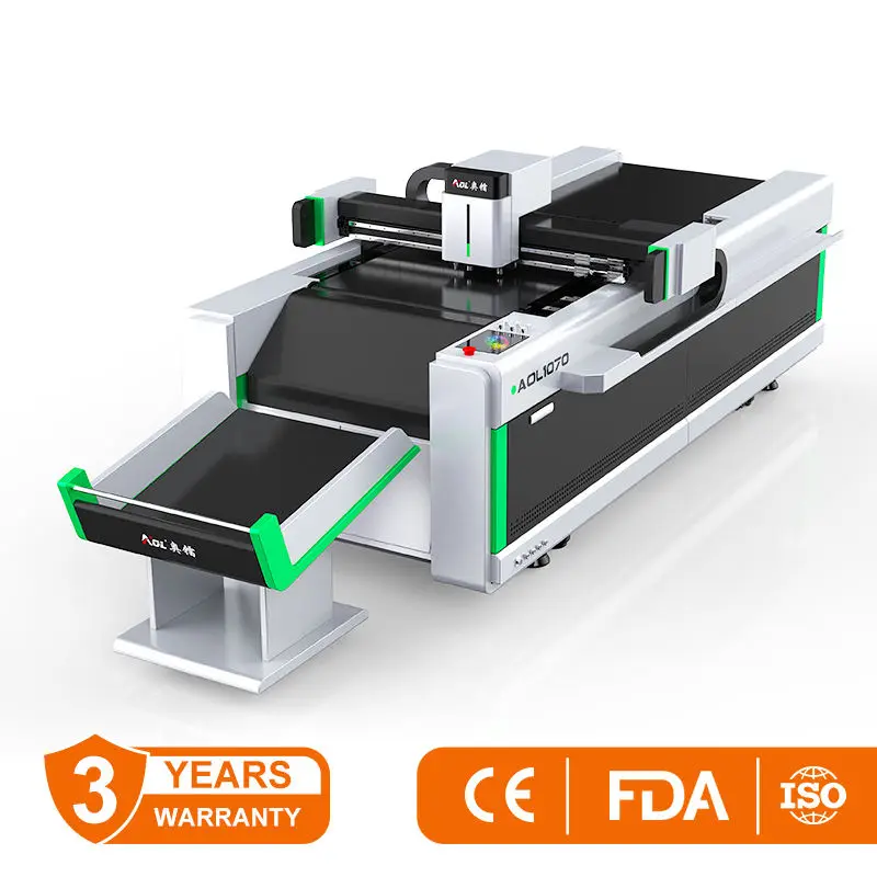 CNC Digital Knife Cutting Machine for Cardboard Corrugated Honeycomb Kraft Board Packaging Flatbed Automatic Cutter — image 4