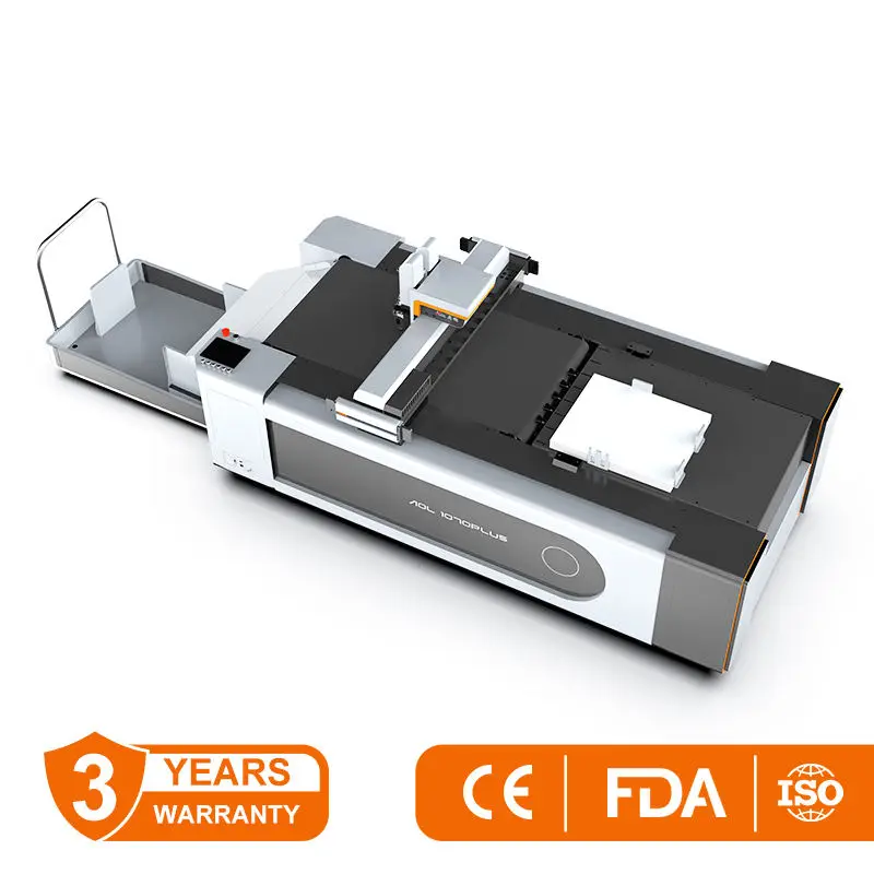 CNC Digital Knife Cutting Machine for Cardboard Corrugated Honeycomb Kraft Board Packaging Flatbed Automatic Cutter — image 5