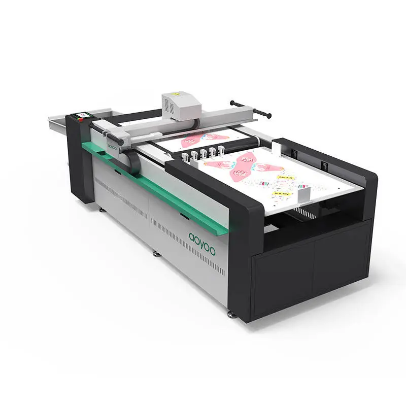 Aoyoo 1070 Cardboard Box Stickers Oscillating Knife Carton Box Cutting Machine — image 7