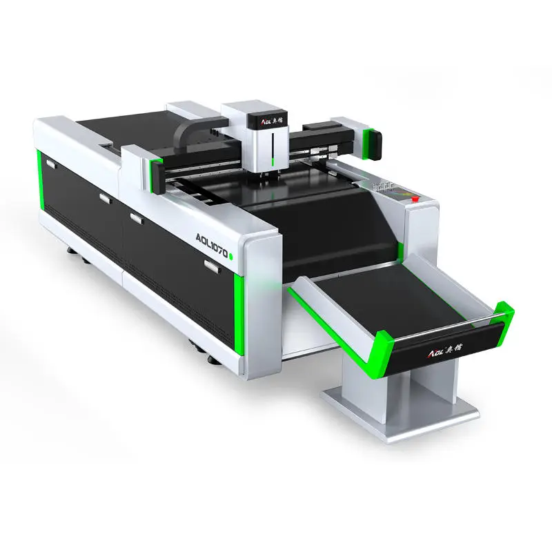 AOYOO-1070 PAS PVC Sticker Cardboard Carton Box Cutter Cutting Machine — view 1