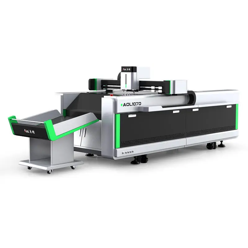 AOYOO-1070 PAS PVC Sticker Cardboard Carton Box Cutter Cutting Machine — view 4