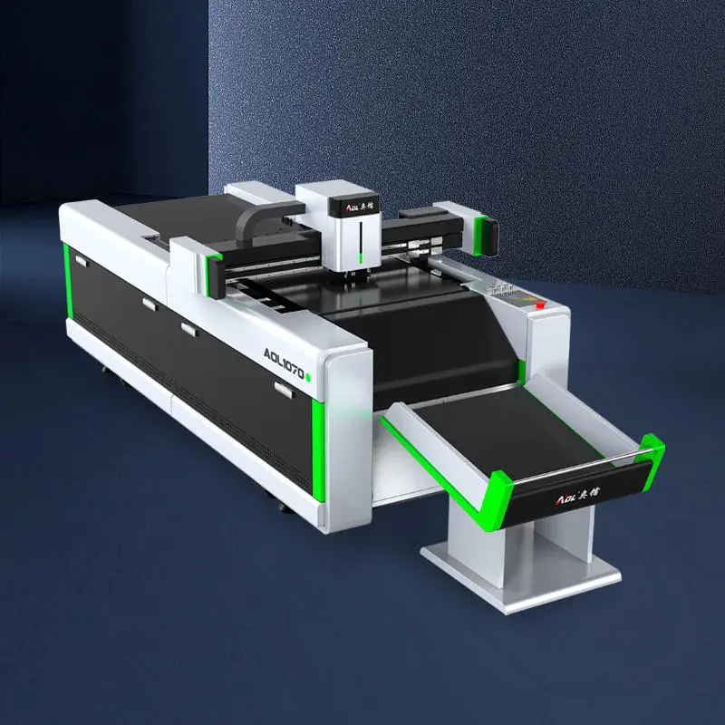 AOYOO-1070 PAS PVC Sticker Cardboard Carton Box Cutter Cutting Machine — view 5