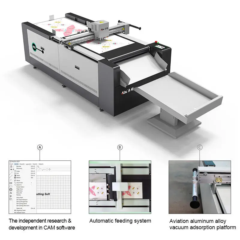 Professional Tablet Cutting Plotter Cnc Sticker Pattern Cardboard Box Cutting Machine — view 5