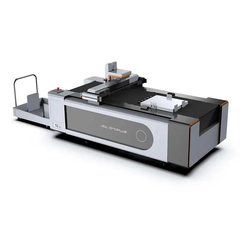AOL Corrugated Cardboard Carton Packing Boxes Pet Film Cutting Machine Digital Cutter for Sale — image 4