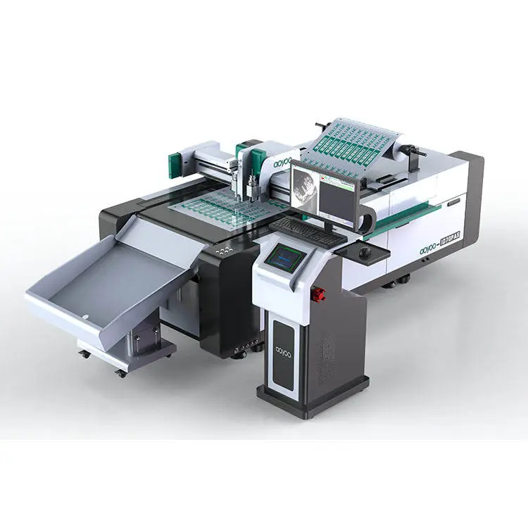 AOYOO Automatic A4 Cutting Cartoon Round Blade Sticker Machine Round Cardboard Rotary Sheet Cutter Machine — view 6