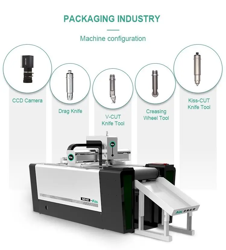 AOYOO 6040 PAS Automatic Puncher Cutting Machine Vinyl Sticker Cutting Plotter — view 6