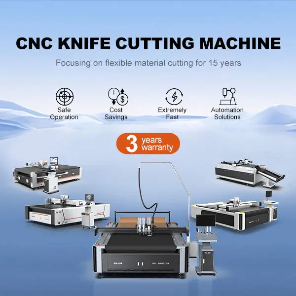 Automatic Cnc Cardboard Box Cutting Machine Digital Knife Cutter for Packaging Box With Creasing Tool — image 6