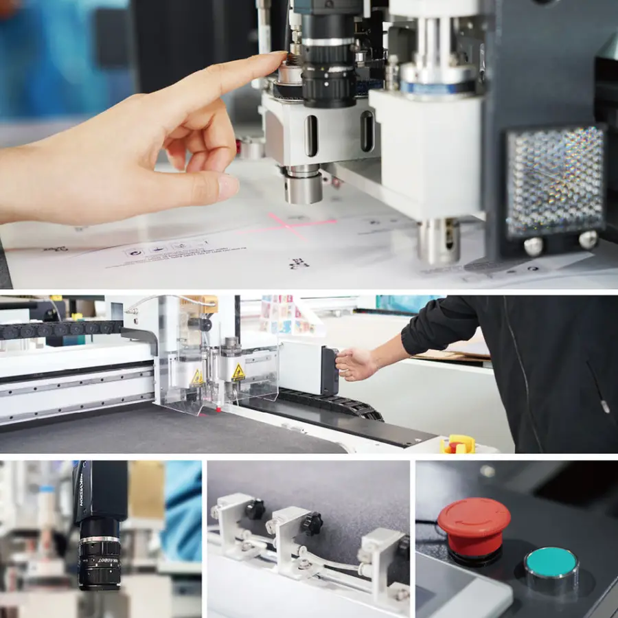 Custom Digital Kiss Cut Plotter Cutting Machine for Carton Boxes PVC Film Banner Vinyl Sticker — image 7