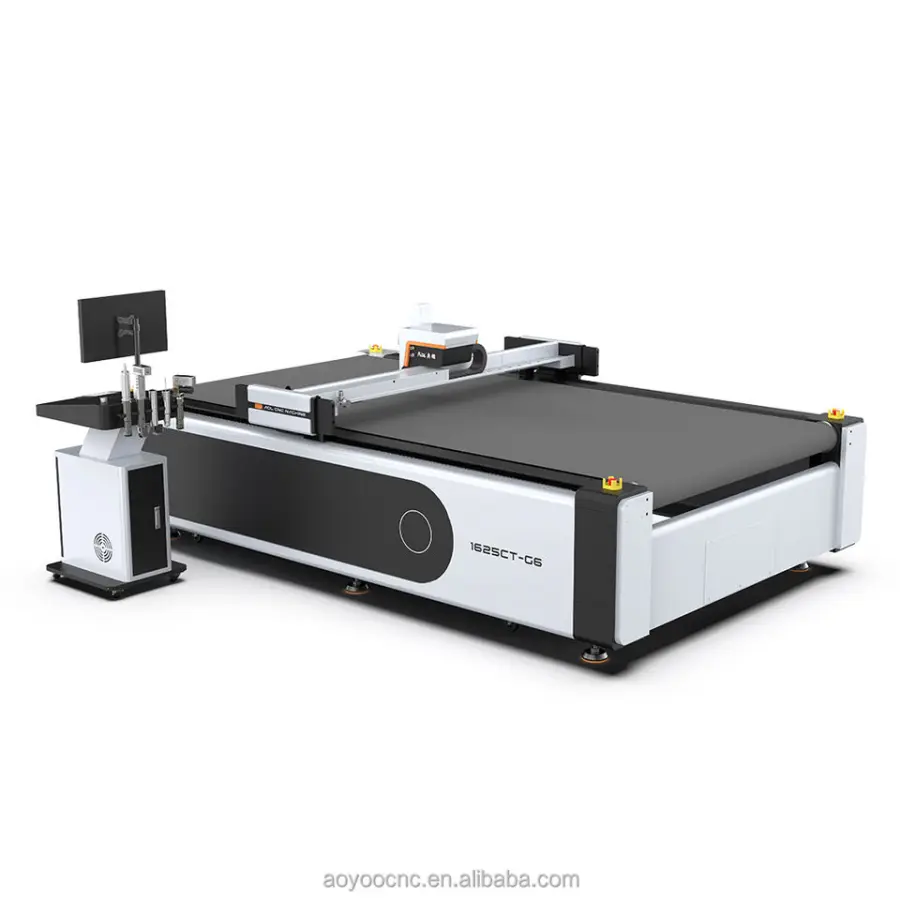 Digital Automatic Knife Textile Upholstery Corrugated Board Sign Vinyl Cardboard Oscillating Blade Cnc Carton Cutting Ma — view 1