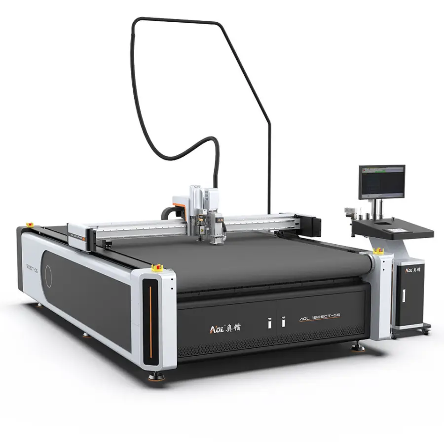 Digital Automatic Knife Textile Upholstery Corrugated Board Sign Vinyl Cardboard Oscillating Blade Cnc Carton Cutting Machine — image 6