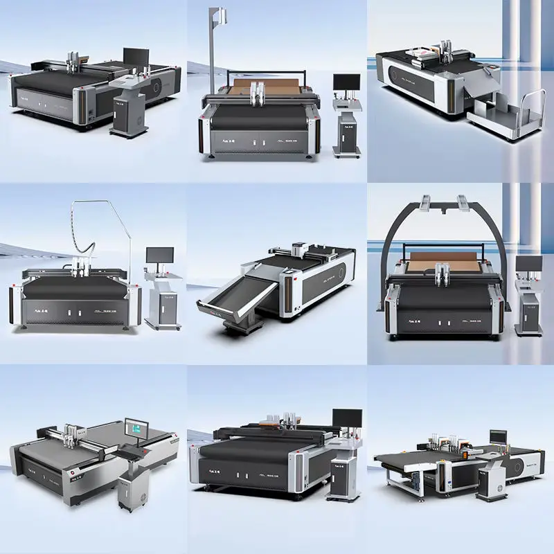 Cnc Knife Cutting Machine Sample Table Corrugated Cardboard Cutter Carton Box Cutting Plotter — view 3