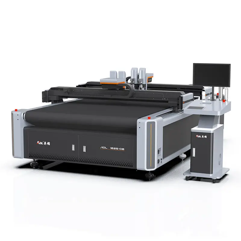 Fixed Cnc Digital Oscillating Blade Printing Corrugated Box Knife Aluminium Foil Eva Foam Cardboard Cutting Machine — image 3