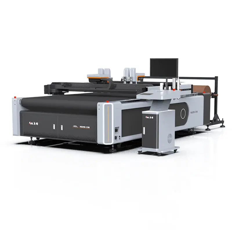 Inflatable Products Roll Aluminium Foil Fixed Cnc Digital Oscillating Knife Cutting Machine Corrugated Cardboard Cutter — image 4