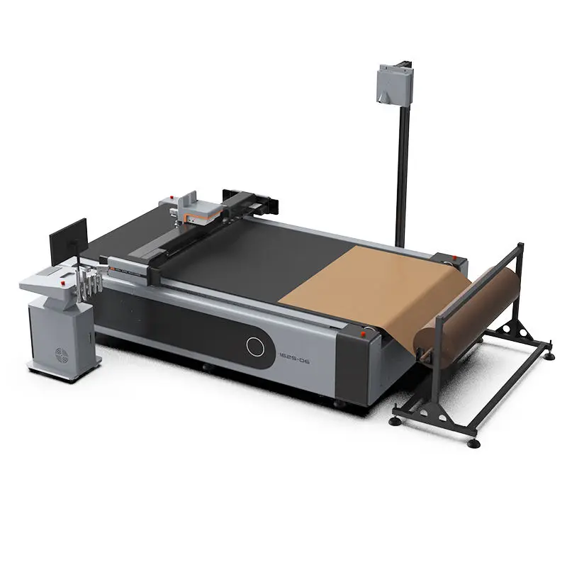 Inflatable Products Roll Aluminium Foil Fixed Cnc Digital Oscillating Knife Cutting Machine Corrugated Cardboard Cutter — image 5