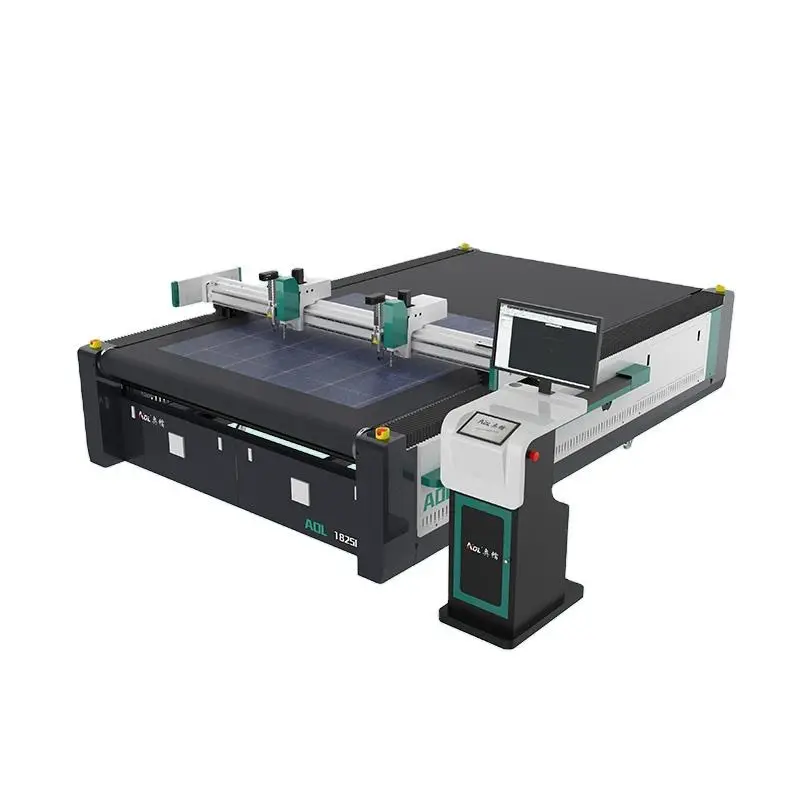Customized 1625 Cnc Digital Automatic Cutting Foam Eva Pvc slippers Rubber Gasket Cardboard Carton Sponge Leather Machine — image 3