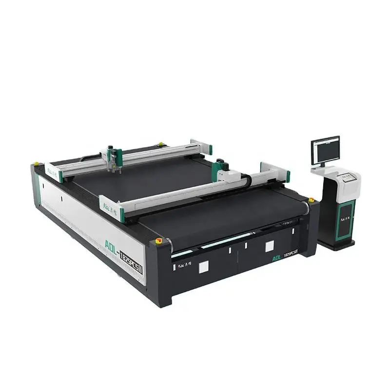 Customized 1625 Cnc Digital Automatic Cutting Foam Eva Pvc slippers Rubber Gasket Cardboard Carton Sponge Leather Machine — image 4