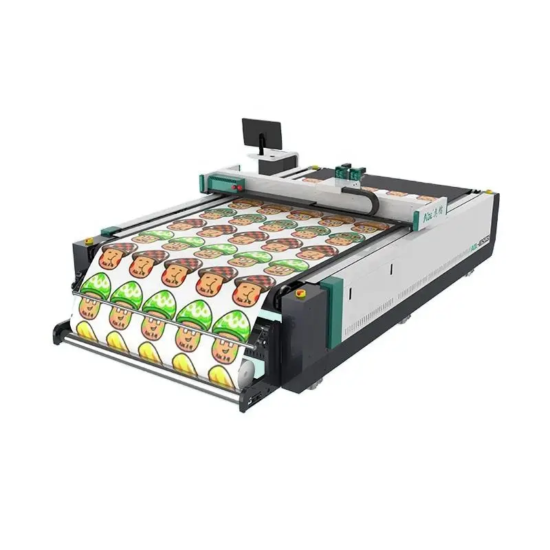 Customized 1625 Cnc Digital Automatic Cutting Foam Eva Pvc slippers Rubber Gasket Cardboard Carton Sponge Leather Machine — image 5